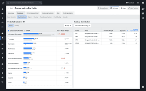 Portfolio diversification is Koyfin