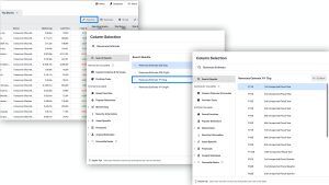 Customize columns on Koyfin